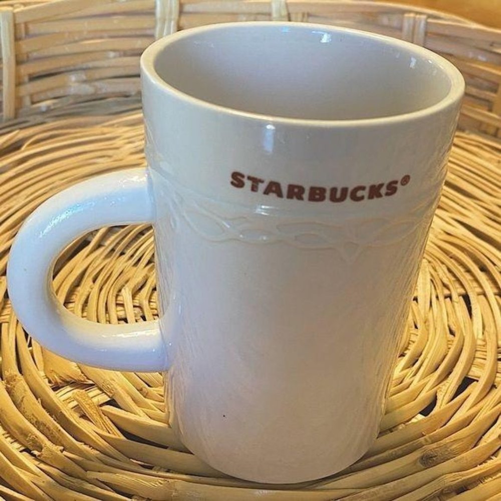 Starbucks 2010 Holiday Stoneware Coffee Mug 10oz